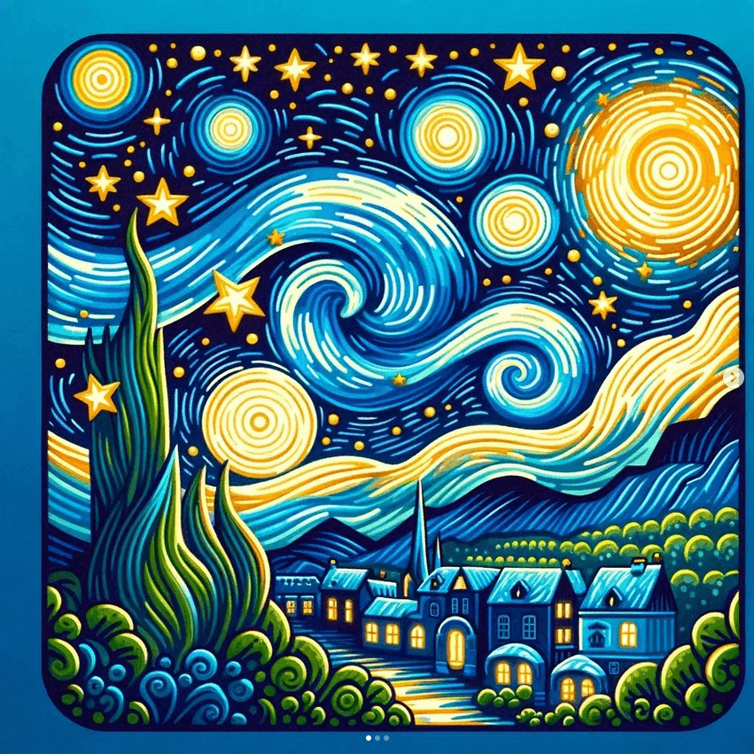 Nuit étoilée de Van Gogh