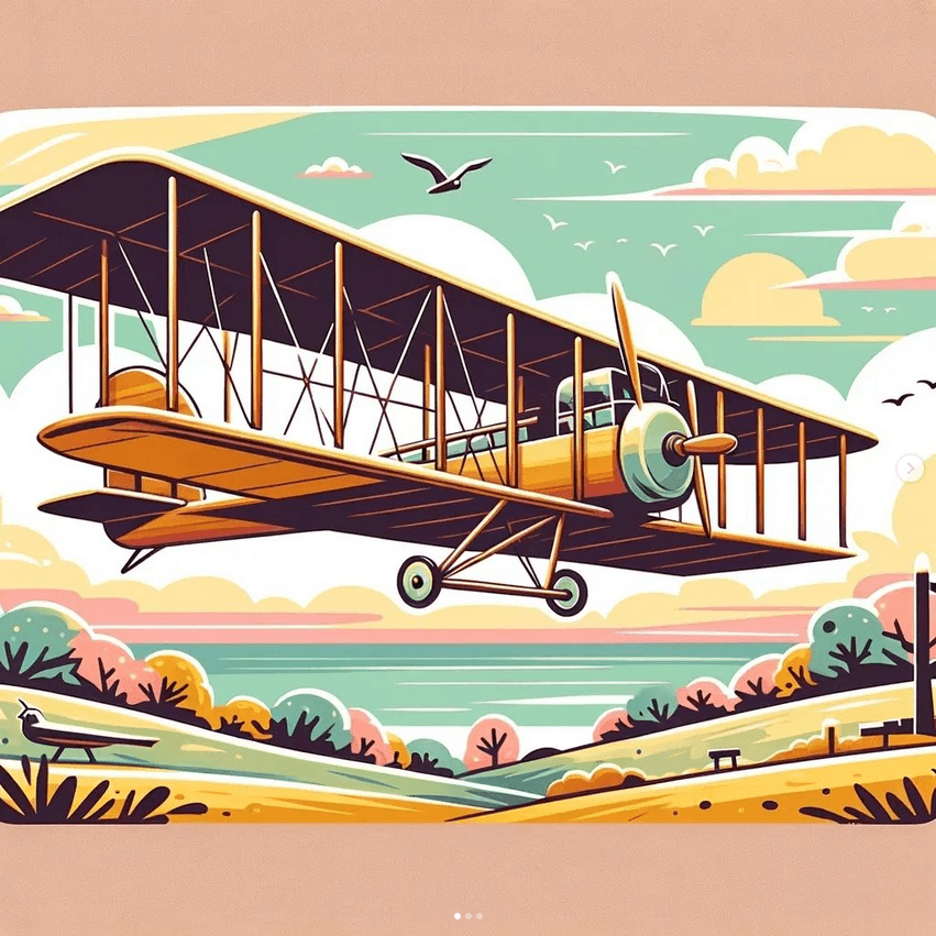 Le premier vol motorisé