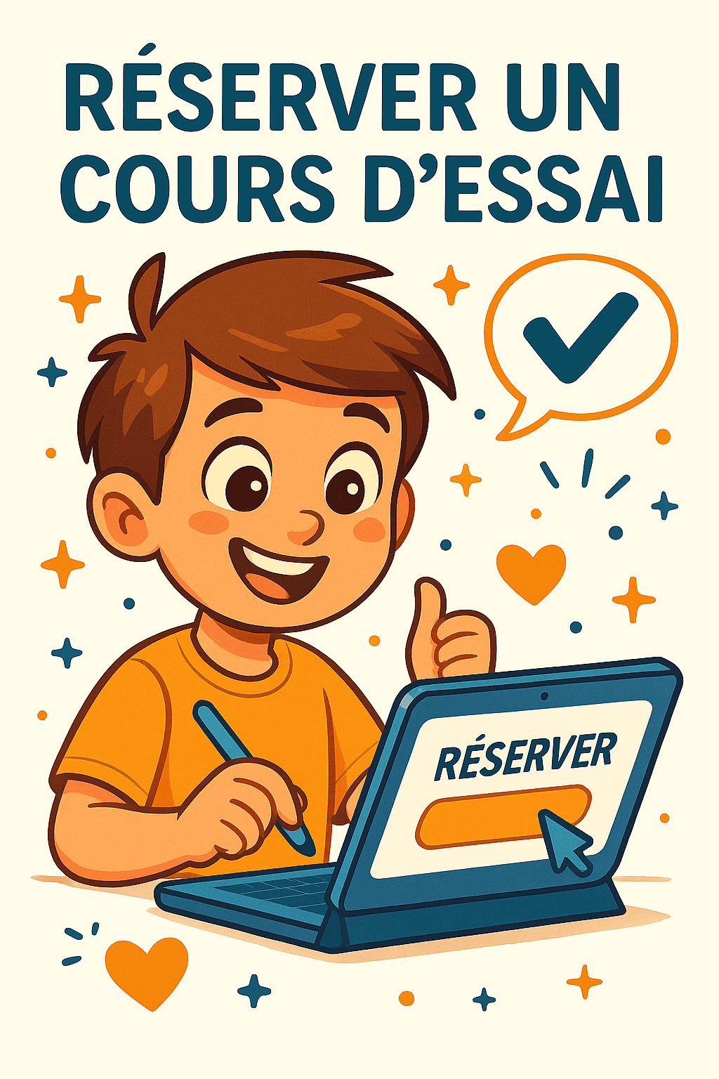Réserver cours d'essai